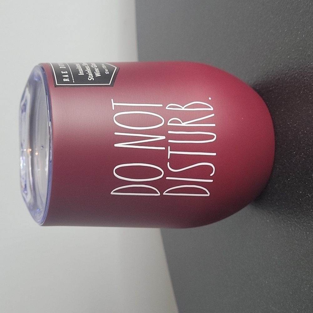 Rae Dunn Stainless Steel 12 oz Do Not Disturb Tumbler, NWT